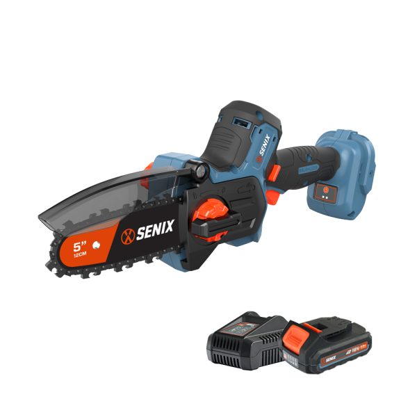 SENIX - X2 Mini Chainsaw Kit: 260mm, 18V 2Ah Battery and 2A Charger
