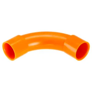 40MM BEND ORANGE 90DEG