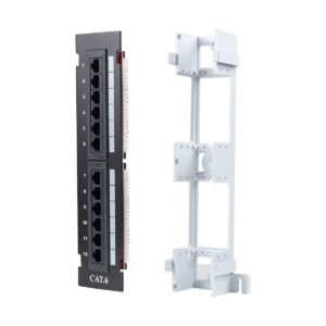 12 PORT PATCH PANEL CAT6