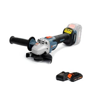 SENIX - X2 Anger Grinder Kit: Angle Grinder 125mm, 18V 2Ah Battery and 2A Charger + Disc