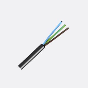2.5MM 3CORE FLEX CABLE BLACK FMC03/2.5