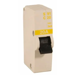MCB 1-POLE 20C PLUG IN