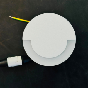 3W LED STEP LIGHT ROUND BLACK CCT