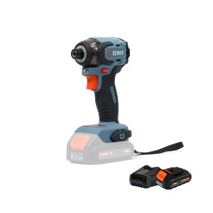 SENIX - X2 Impact Driver Kit: 1/4" Impact Driver, 18V 2Ah Battery and 2A Charger + Bits