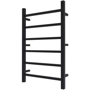 ROUND 6 BAR TOWEL  BLACK 675*600*120