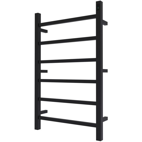 ROUND 6 BAR TOWEL  BLACK 675*600*120