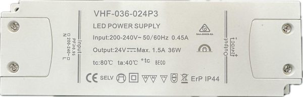 36W COB LED DRIVER FOR 2MTR 24V