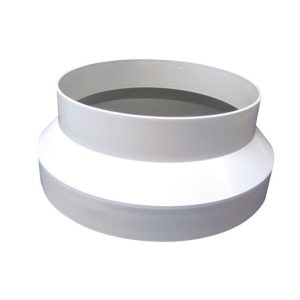 125-100MM DUCT REDUCER WHITE