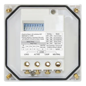 SUNSET SWITCH WEATHERPROOF 16A IP66 (HSC110SS)