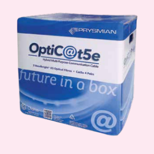 OPTIC@T5E HYBRID CAT 5E + 2F BBSX WHITE