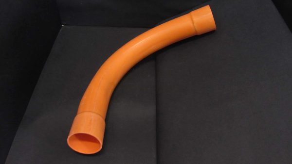 40MM ORANGE DUCT BEND 90DEG