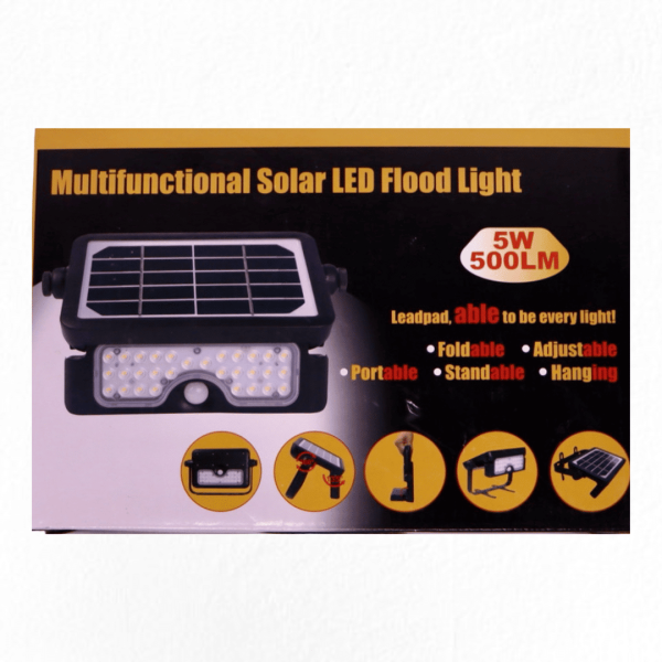 5W LED SOLAR FLOOD LIGHT PIR