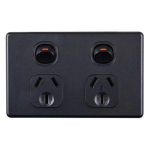 10A DOUBLE POWERPOINT HORIZONTAL  MATT BLACK