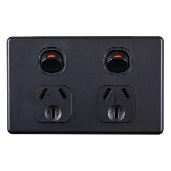 10A DOUBLE POWERPOINT HORIZONTAL  MATT BLACK