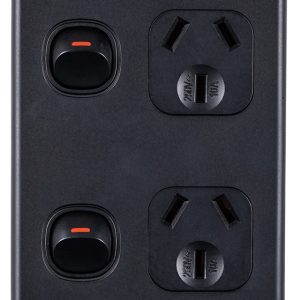 10A DOUBLE POWERPOINT VERTICAL  MATT BLACK