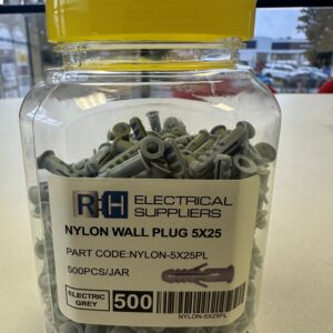 5X25 NYLON WALL PLUGS(250PCS)
