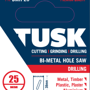 TUSK 25 MM STANDARD HOLE SAW