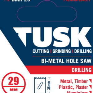 TUSK 29MM STANDARD HOLE SAW