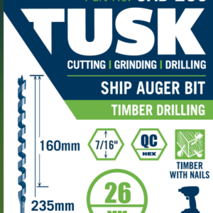 TUSK AUGER - 26MM x 235 x 7