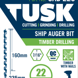 TUSK AUGER - 22MM x 235 x 7