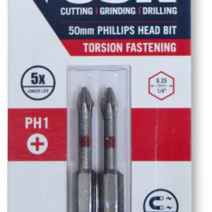 TORSION  BIT PH1 50MM 2PK