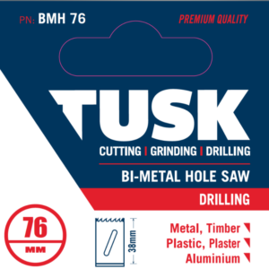 TUSK 76MM STANDARD HOLE SAW
