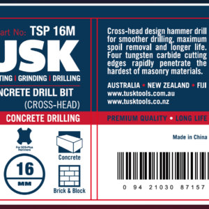 TUSK CONCRETE 16MM BIT