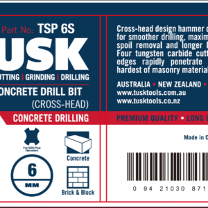 TUSK CONCRETE 6MM BIT