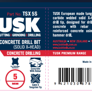 TUSK CONCRETE 5MM X BIT 120MM