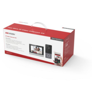Hikvision IP Video Intercom Kit - 1x DS-KV6113-WPE1 Outdoor Station + 1x DS-KH6320-WTE1 7“ Indoor Touchscreen Monitor DS-KIS603-P(C)