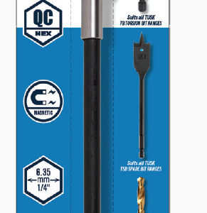QC 1/4 Hex bit extension 150mm