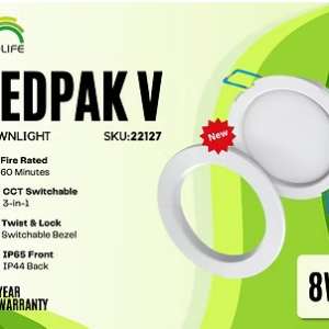 LEDPAK-V 8W, 90MM Cut-Out
