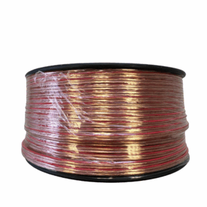 SPEAKER CABLE 1.0MM 2*1<38*0.16mm>copper OD2.5*5.0mm 100M DRUM